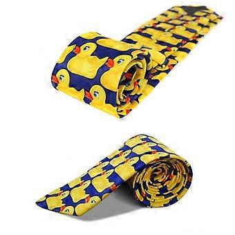 Cravate Canards Barney Stinson - How I Met Your Mother, 100% Polyester, Cadeau Fan Série TV, Déguisement