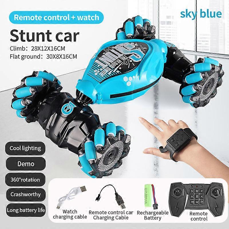 Remote Control Twisted Car Gesture Control Deformation Toy Car with Sound&Light