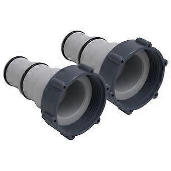 Poolschlauchadapter 2 Stück Kunststoff