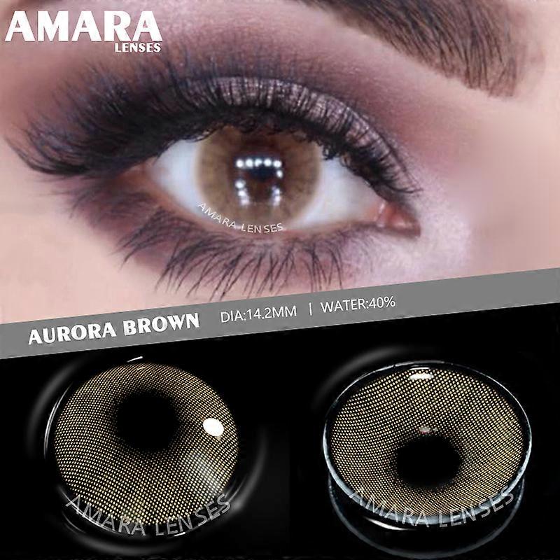 目のための自然な色のコンタクトレンズ2pcs目のための青い色のコンタクトレンズ毎年美しい化粧コンタクトレンズ