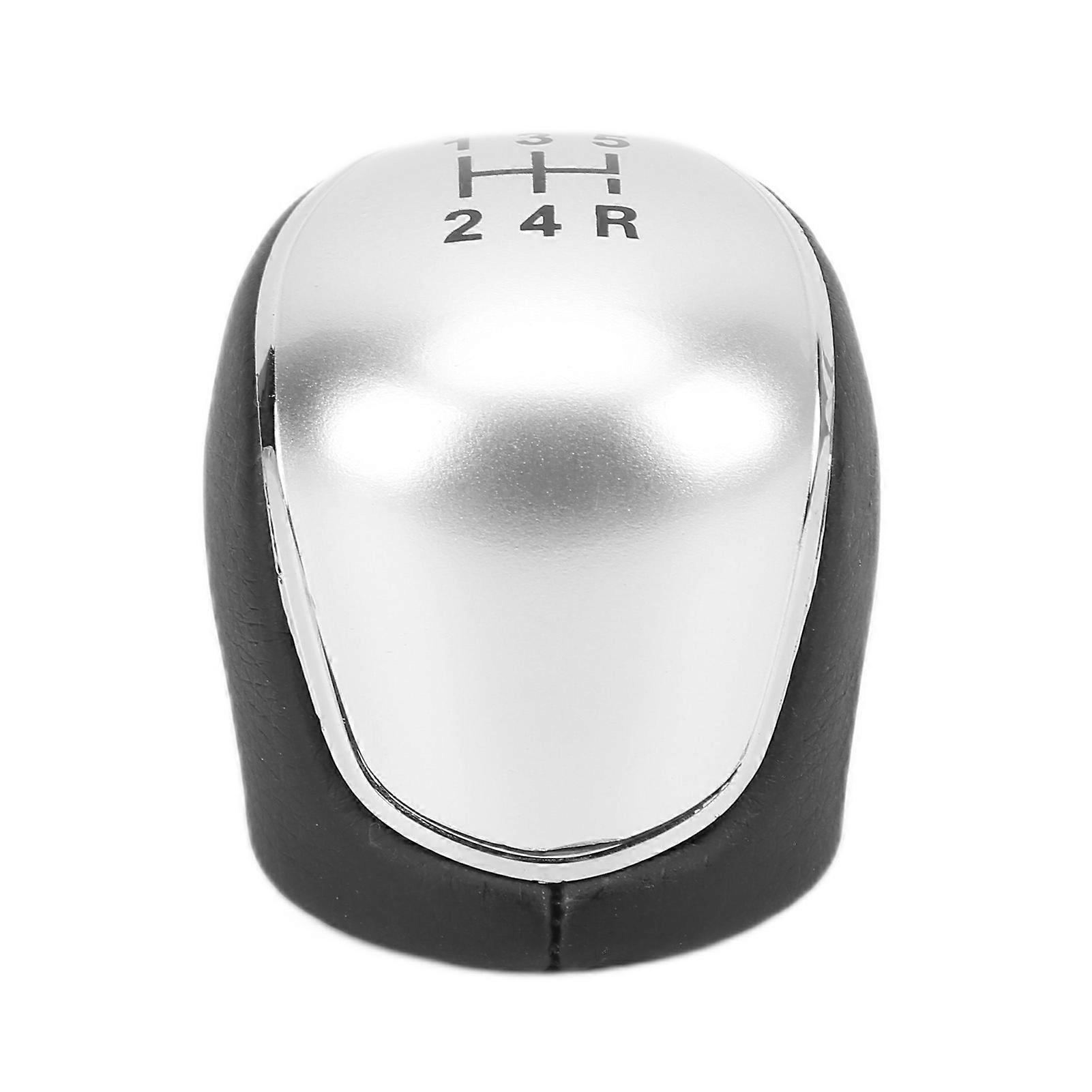 Manual Gear Stick Shift Knob Shifter Head PU Leather Auto Part Replacement for Ford Mk2 Mk35 Speed