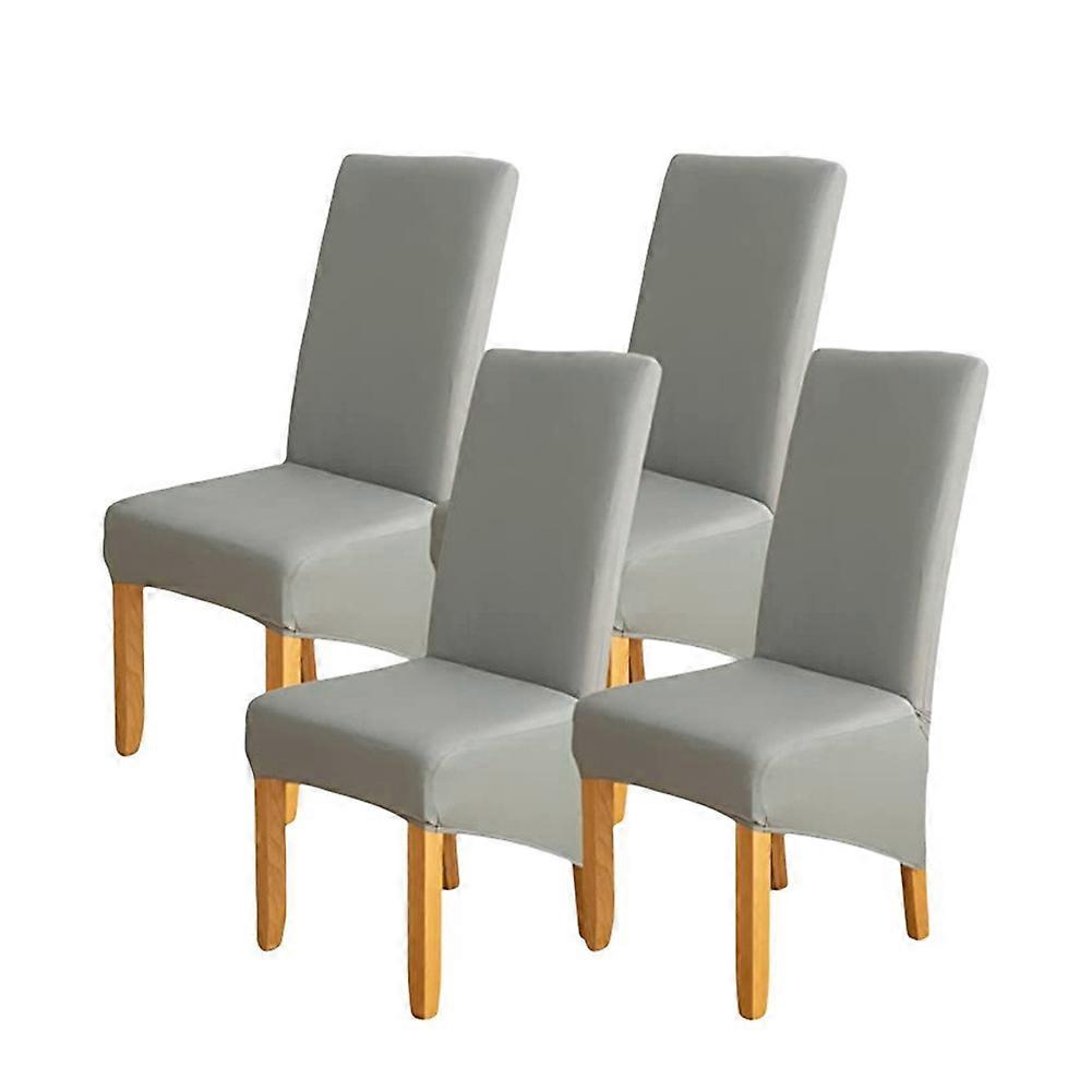 Chair Covers for Dining Chairs 4 Pcs,Chair Covers High Back Dining Chair Covering Stretch Chair Cov
