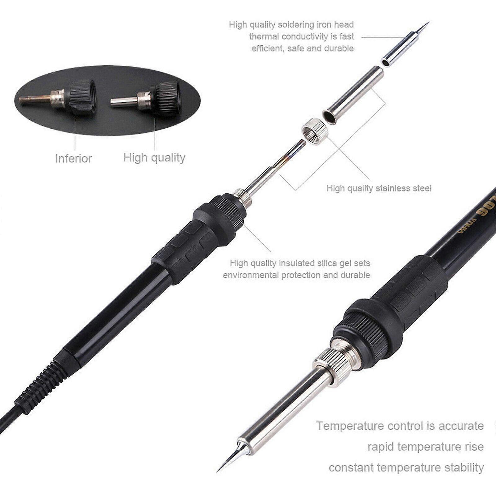 Manico Per Saldatore 907 A 7 Pin Per 852D 909D 898D 936 8586 - Foto 9