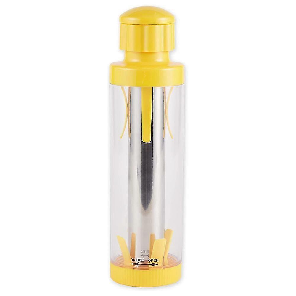 Yellow Deluxe Corn Stripper, Quickly Remove Kernels From The Cob | No Splatters Or Mess | Dishwasher Safe