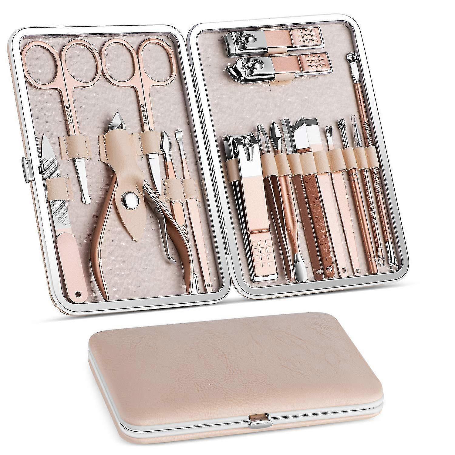 Manicure Tools Set 18 In 1 With Case