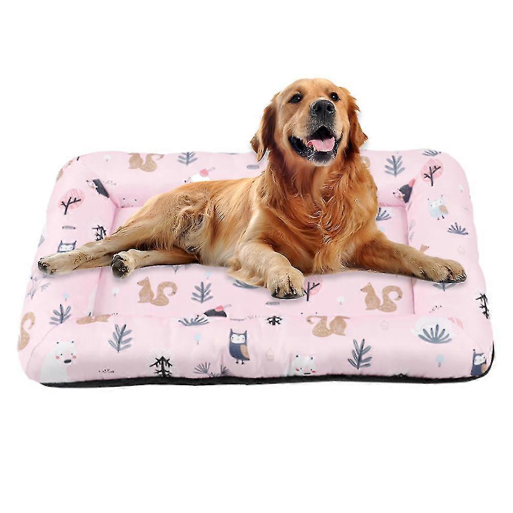 Large Dog Bed Crate Pad Mat, Machine Washable Pet Bed With Non-slip Bottom,S 42*30cm