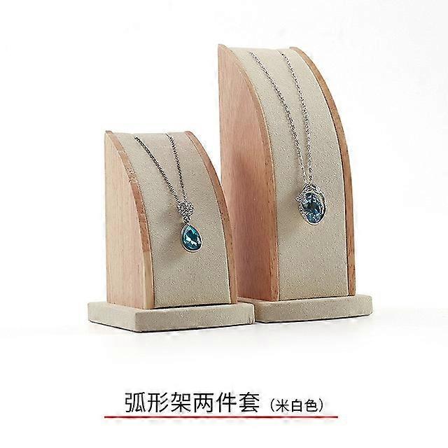JWL-Jewelry Display Requisiten Halskette Schmuck Holz Show Support Ring Armband Anhänger Jade Show Support Display Display Tablett