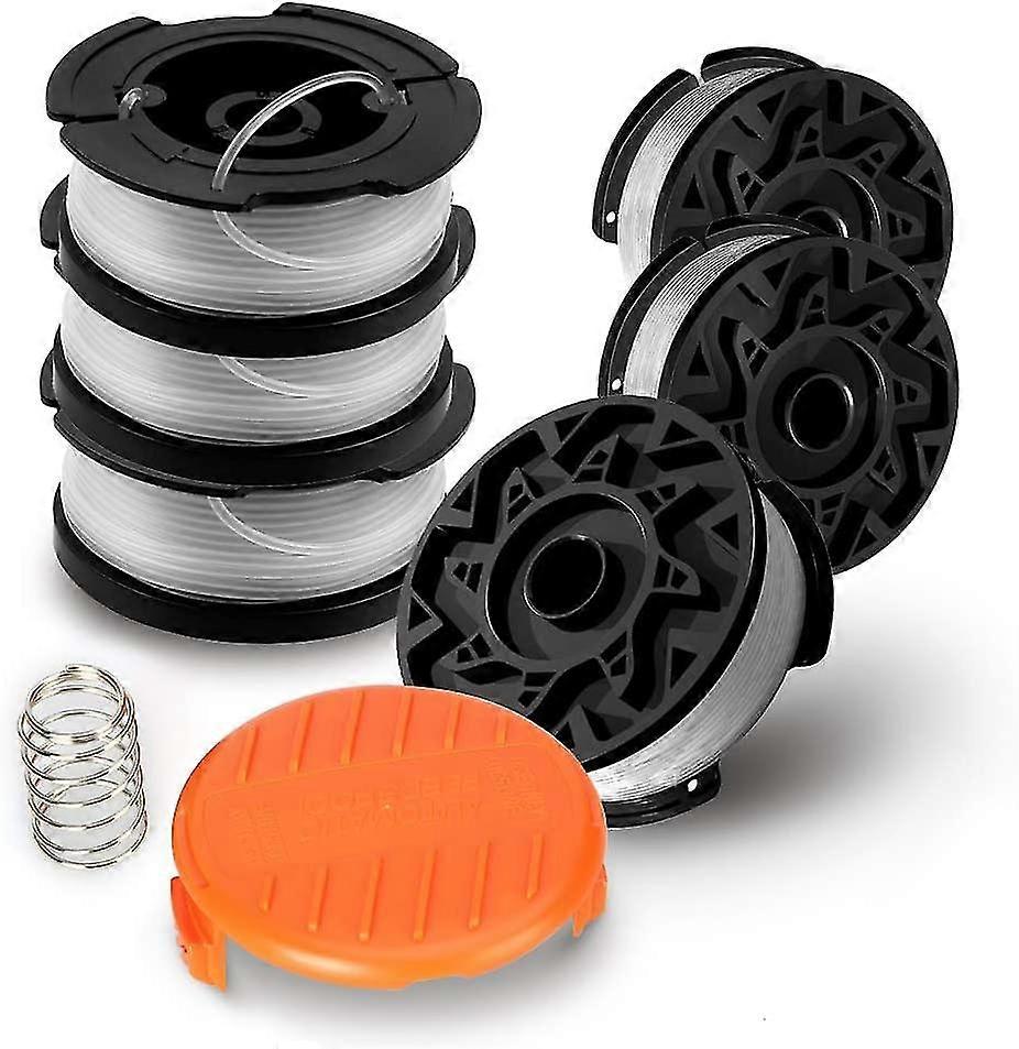 Pices de rechange de bobine de coupe-bordure pour black et decker ، bobine de dsherbeur af-100 ، avec bobine de 30 pieds 0,065 pouce ، bord gh600 gh900 ، 