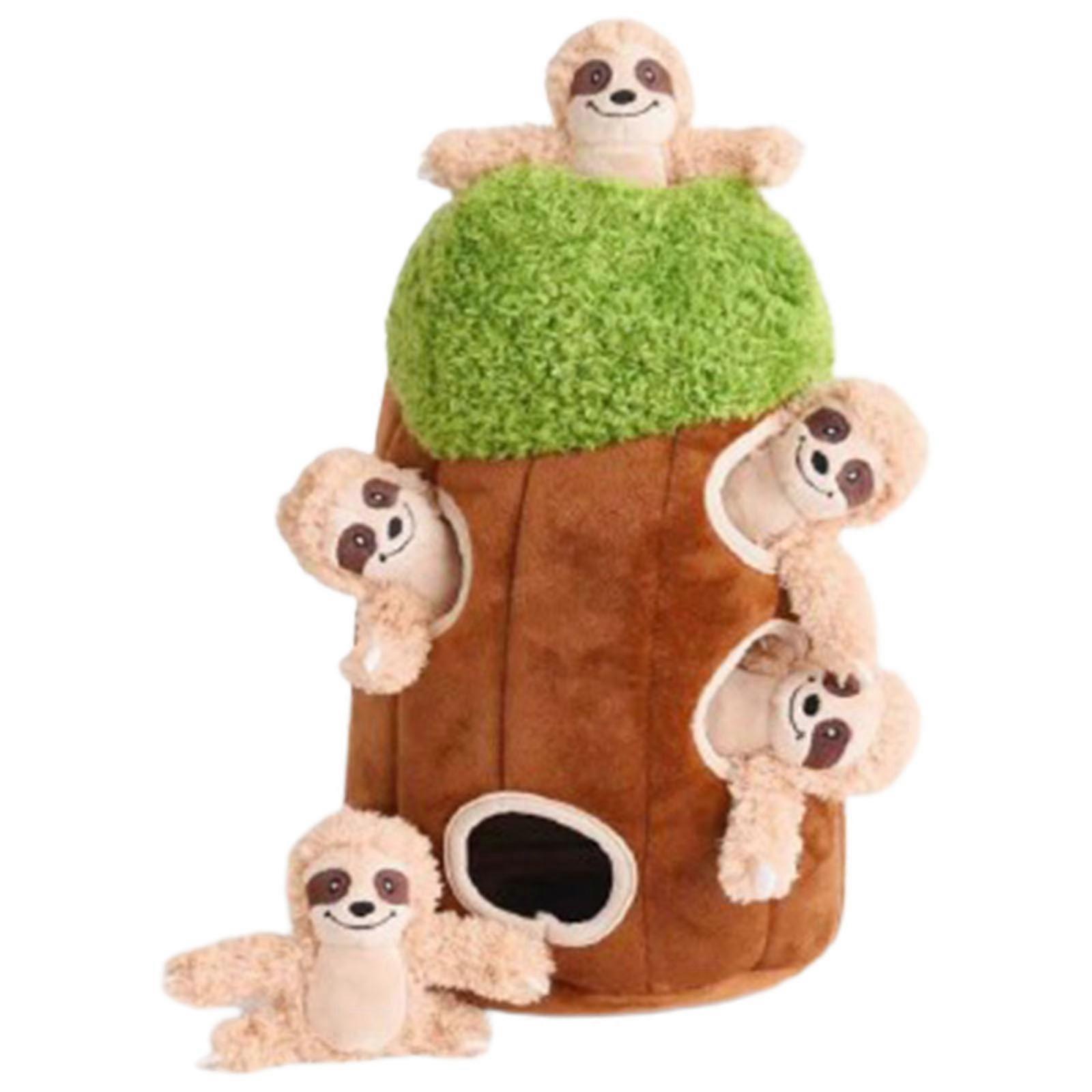 6 Pieces Hide & seek Puzzle Plush Dog Toy Hide & Seek Activity for Dogs