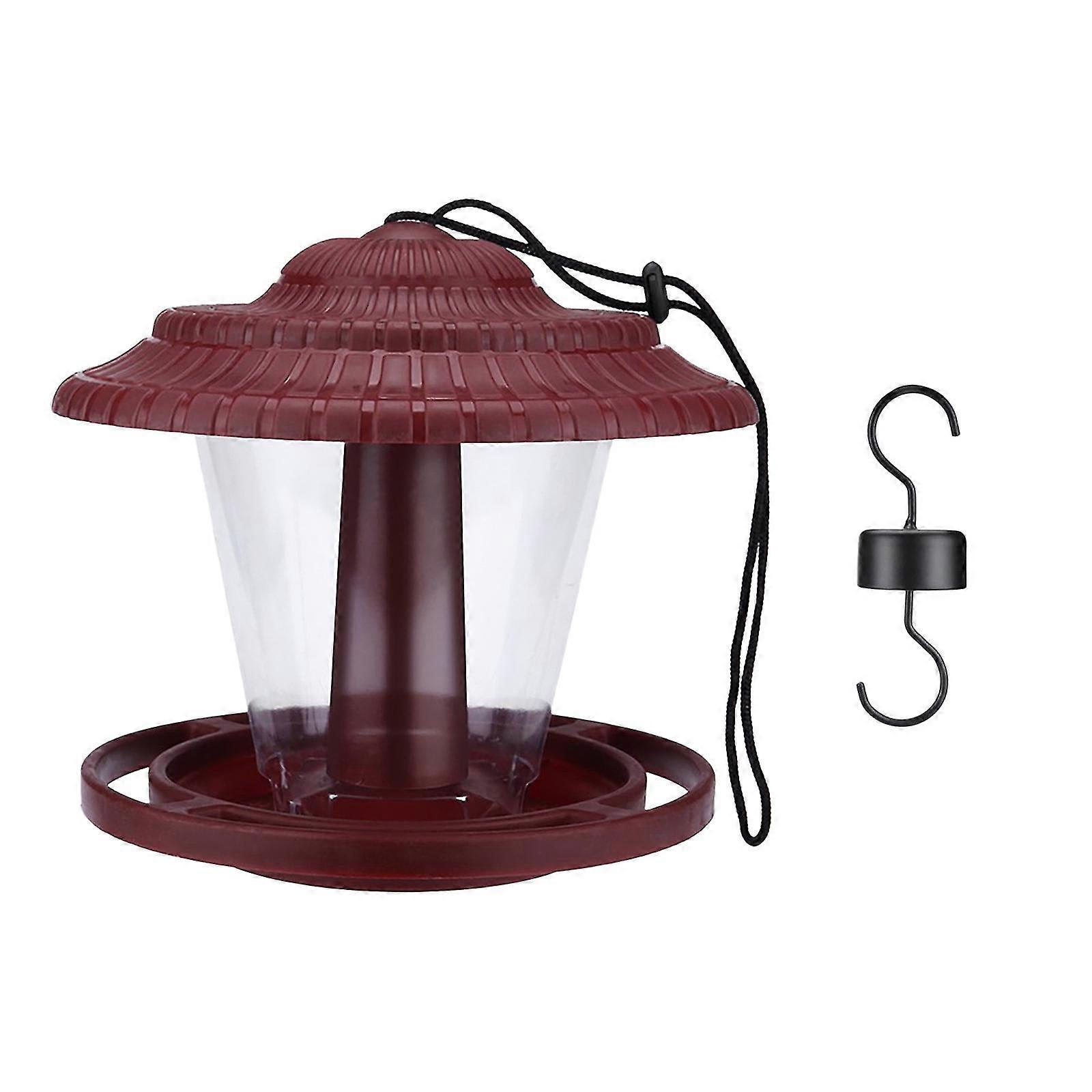 屋外ガーデンハンギングプラスチックフィーダーバードフィーダーフィーダー