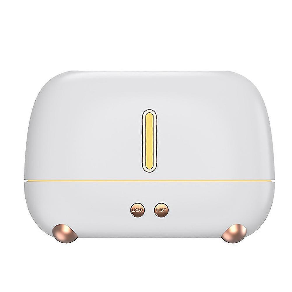 Essential Oil Diffuser With Flame Diffusers Humidifier Home Office Fragrance Sooth Sleep Atomize Wh