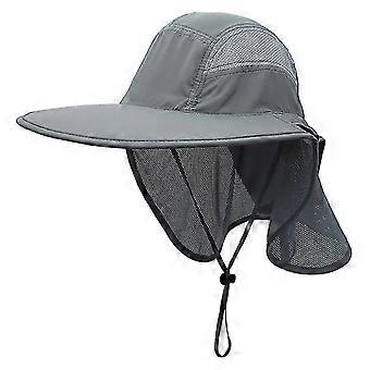 Sun Hat, Men, Women, UPF 50+ Outdoor UV Summer Cap with Neck Protection, Hiking, Fishing Hat, Beach Foldable