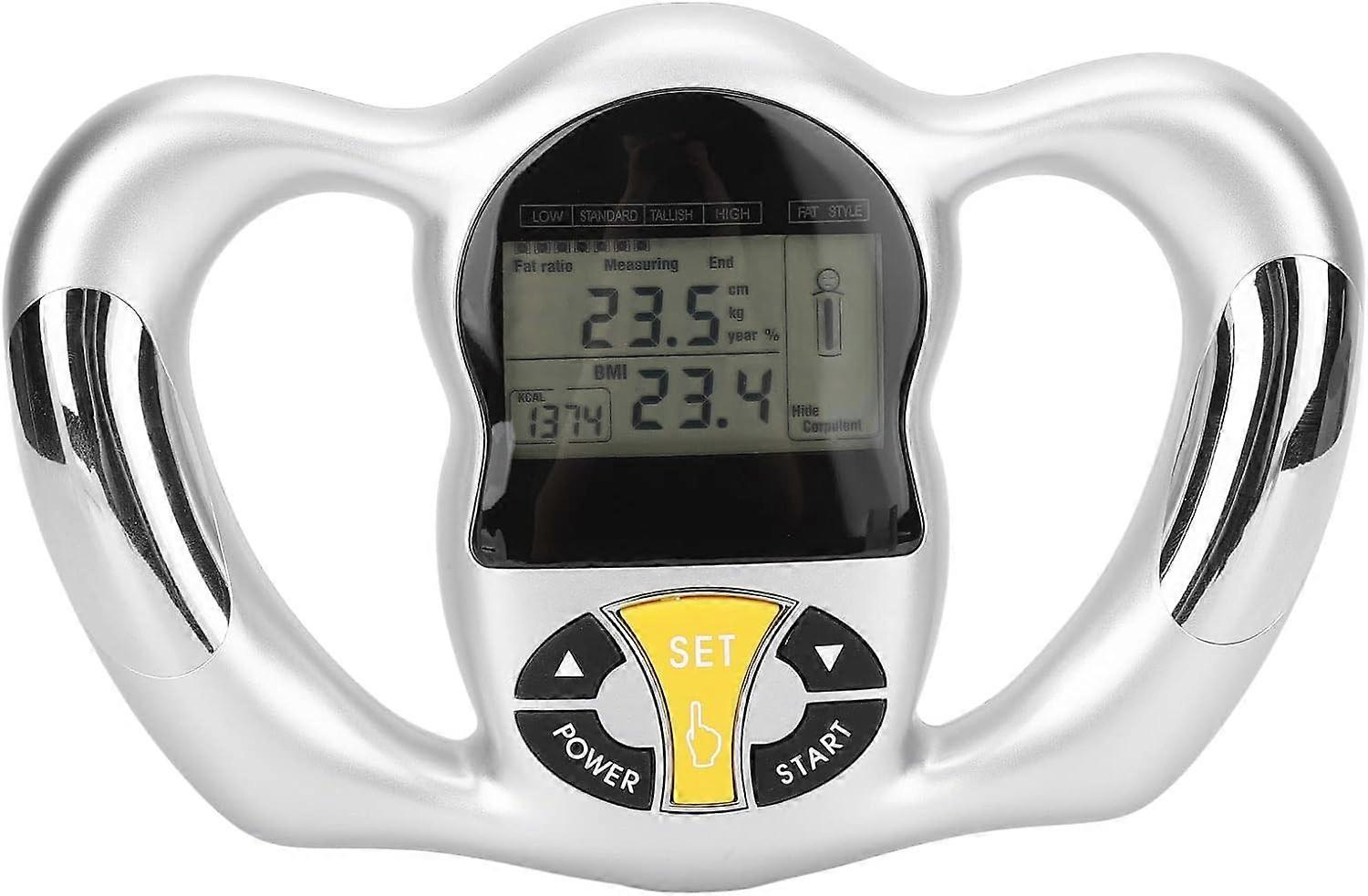 Digital Body Fat Analyzer for Personal Health, Calorie BMI Measurement, Handheld Digital Body Fat Loss Monitor, Portable Health Monitor with LCD Scree