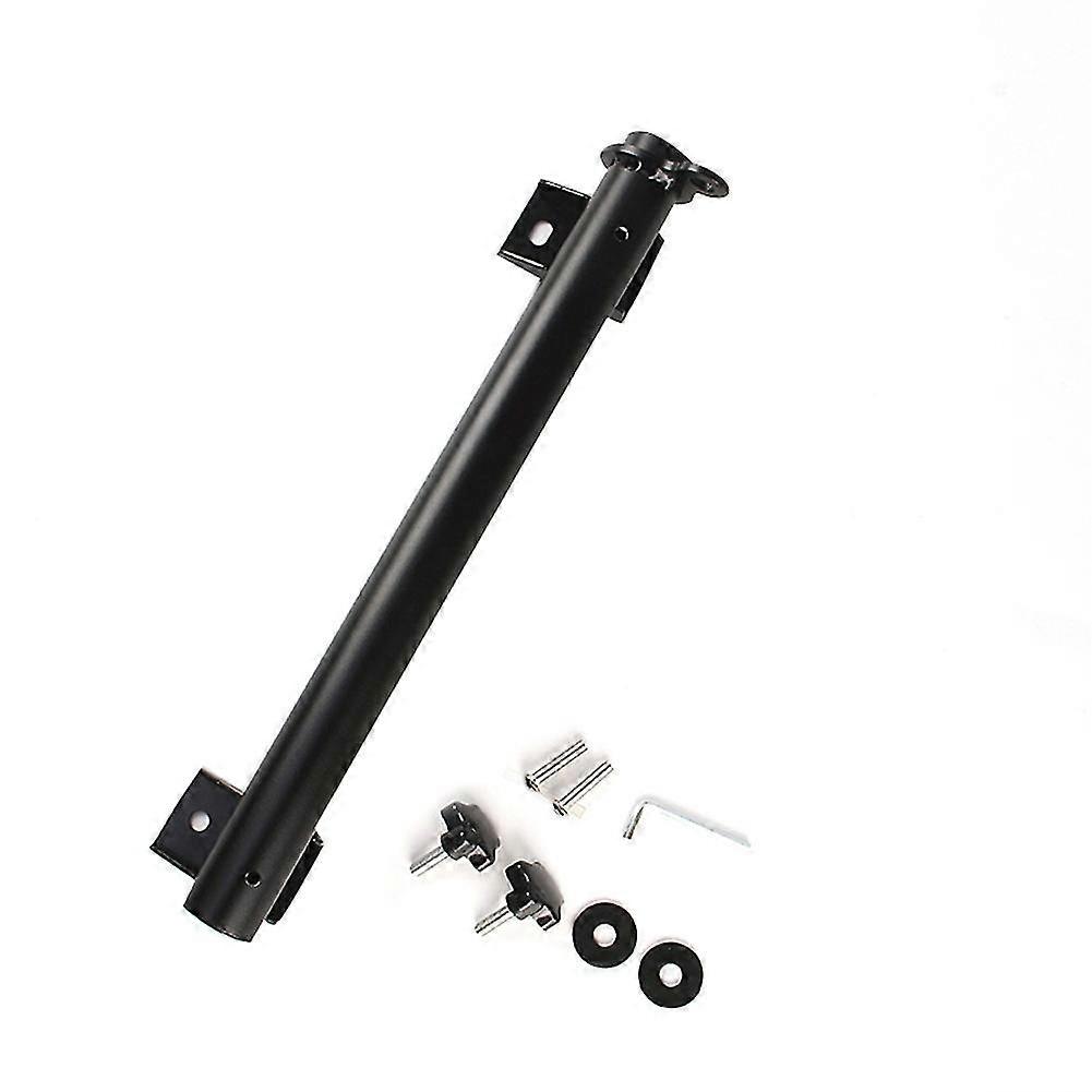 For Flag Mount - Hinge Flagpole Mounted Holder Multi-function Bracket For 2021 2022 (black)