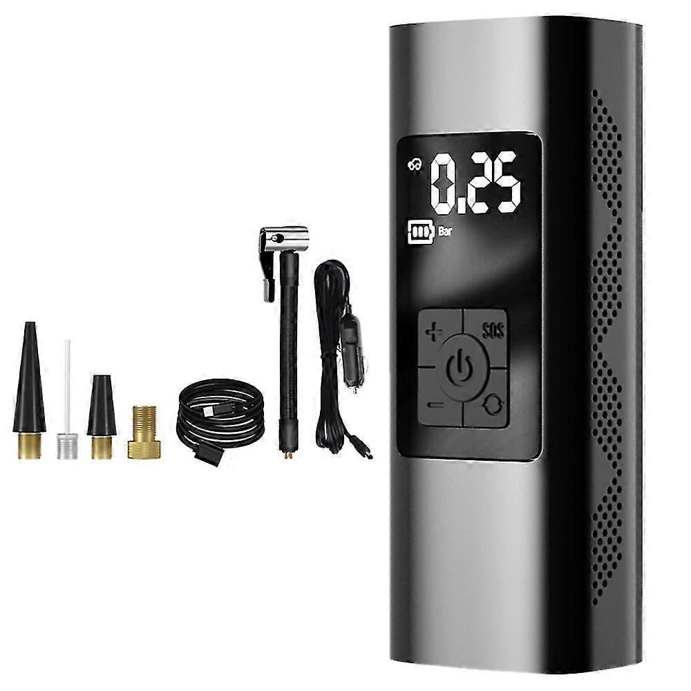 Rechargeable Air Pump 150psi 6000ma Tire Inflator Cordless Portable Compressor Digital Car Tyre Pum