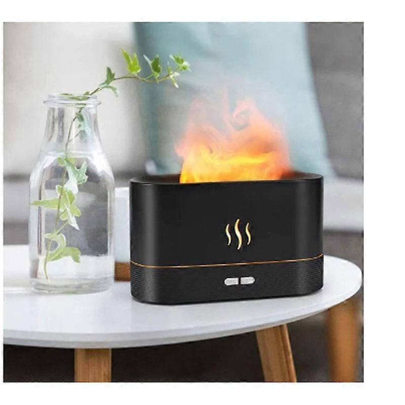 Humidifier with LED flame