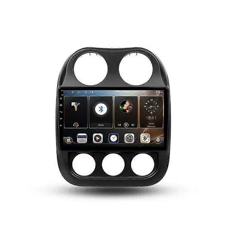 Car Radio Player For Jeep Compass 1 MK 2009 - 2015 Multimedia Video WIFI Navigation GPS