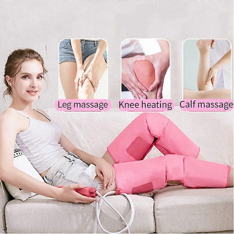 Jinkairui Bein Luftkompression Massagegerät Vibration Infrarot-Therapie zur Kreislaufentspannung Fußkalbe mit Handheld-Controller