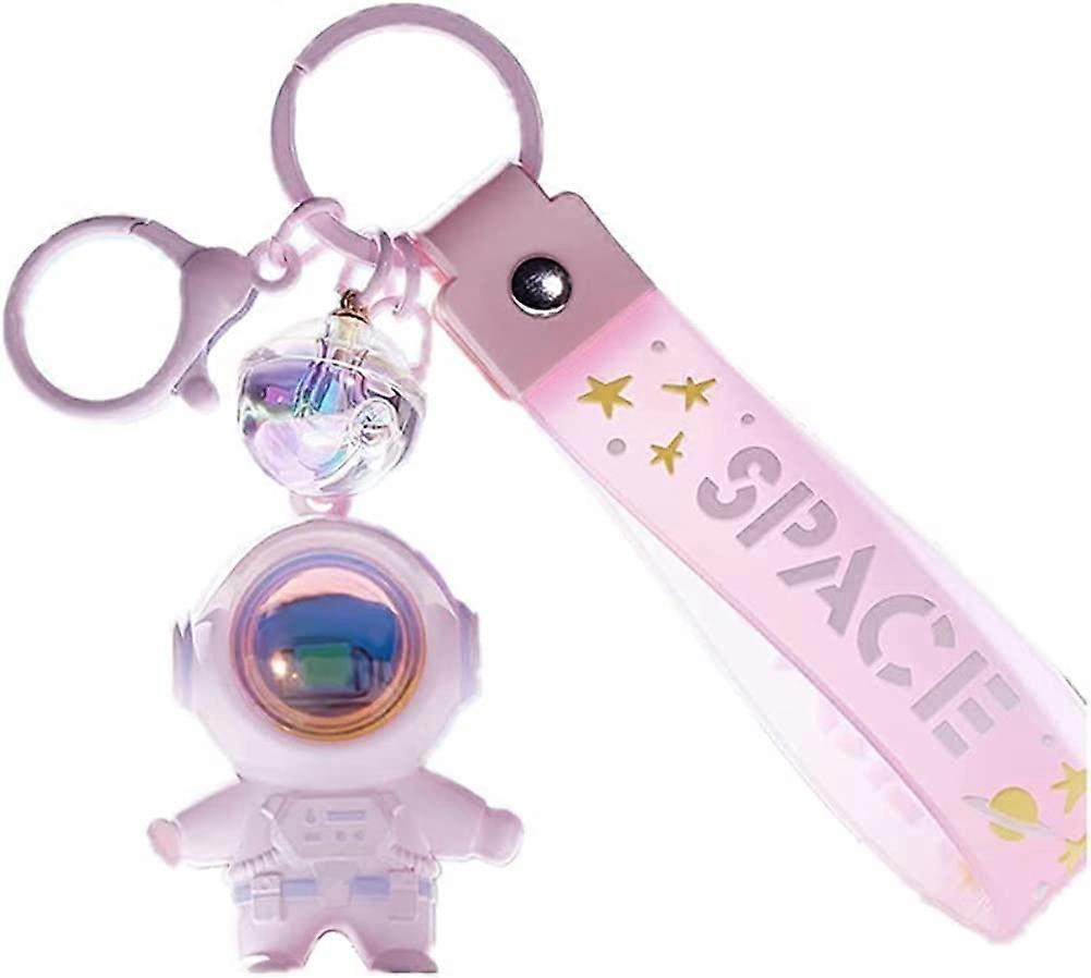 Cool Keychains Astronaut Kawaii Key Chain with Sunset Light, Astronaut Cute Keychains Pendant Car Keychains Wallet Gift