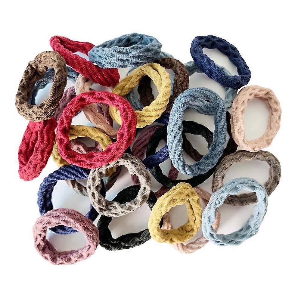 40 Pcs Hair Ties, Non-Slip and Seamless Hair Bands for Thick Heavy and Curly Hair, Lightweight Highly Elastic and Stretchable