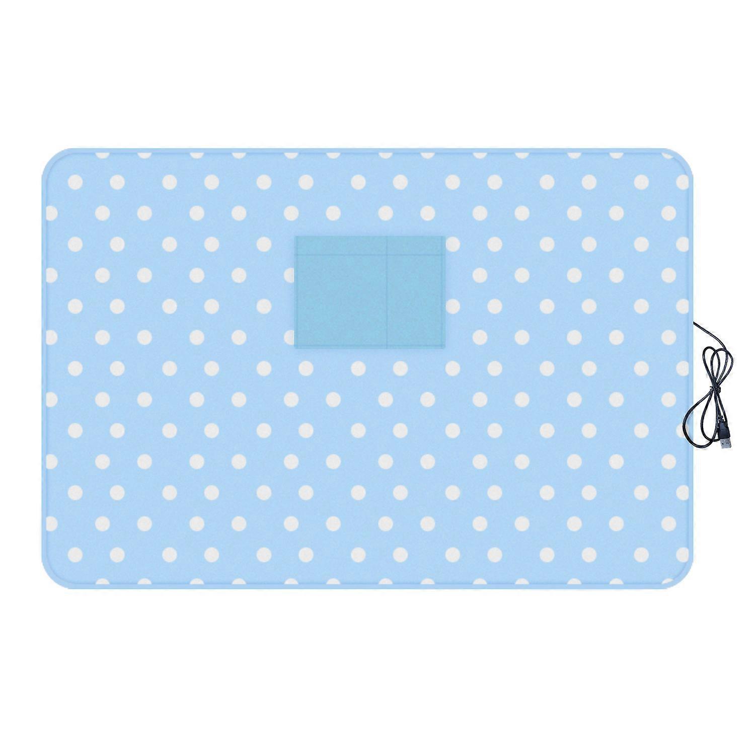 Heating Blanket Usb Multifunctional Warming Single Heating Blanket Electric blue