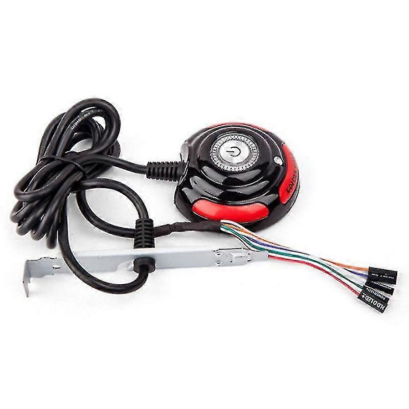Push Button On Off Reset Switch Desktop Pc Computer Case Power Supply Accessory Hfmqv