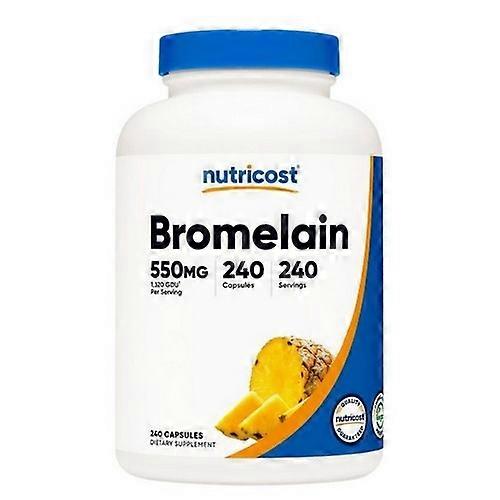 Nutricost Bromelain Capsules ,550 Mg ,240 Count