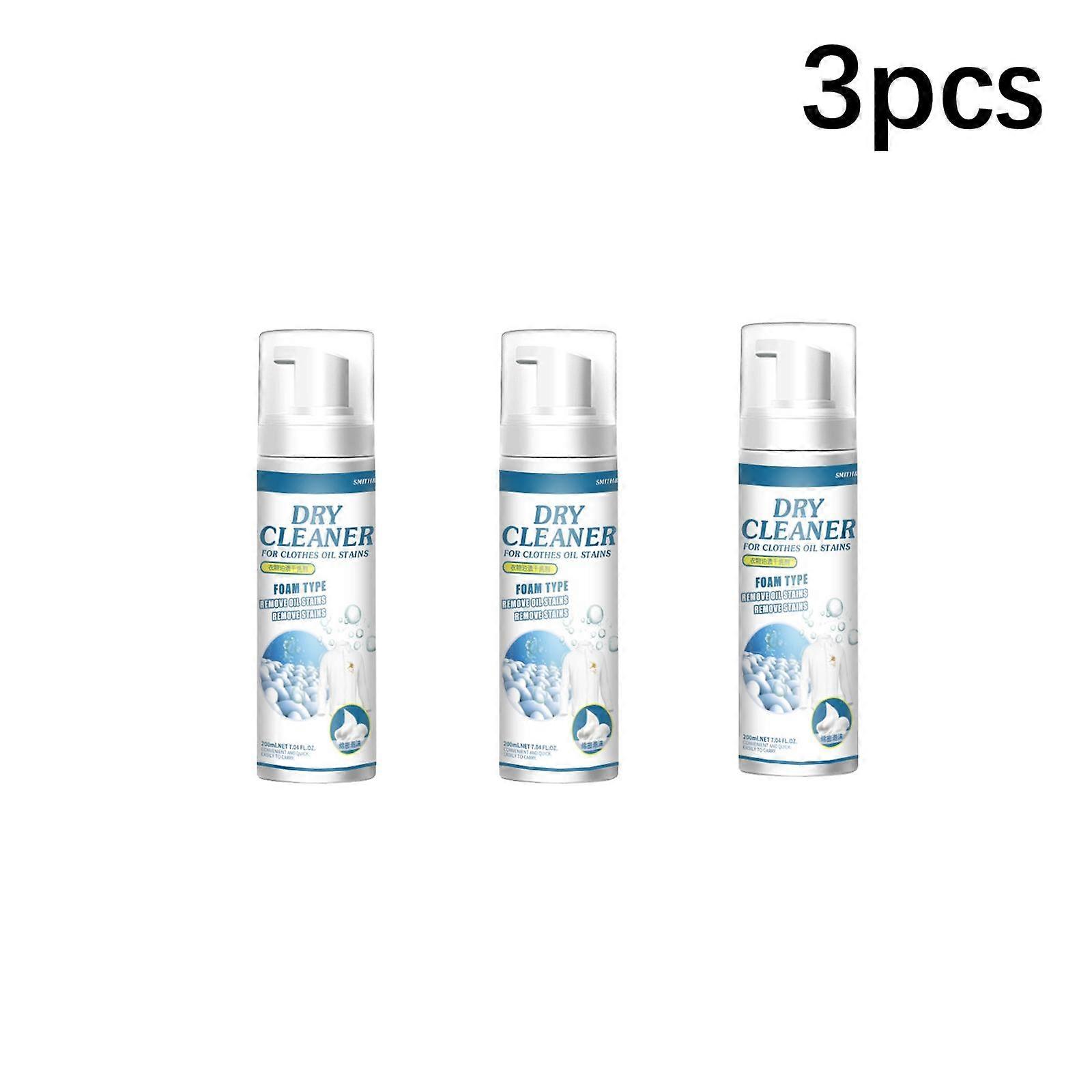 Vêtements Agent De Nettoyage À Sec Gras Oil King Décontamination Sans Rinçage Nettoyant Moussant Nettoyant Taches Tenaces 200ml (3 pièces)