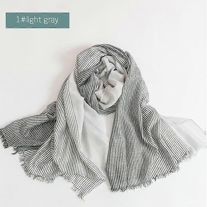 2022 Vente en gros Foulard d’hiver Hommes Chaud Doux Tassel Bufandas Cachecol Gris Plaid Tissé Coton Froissé Hommes Foulards - Wraps