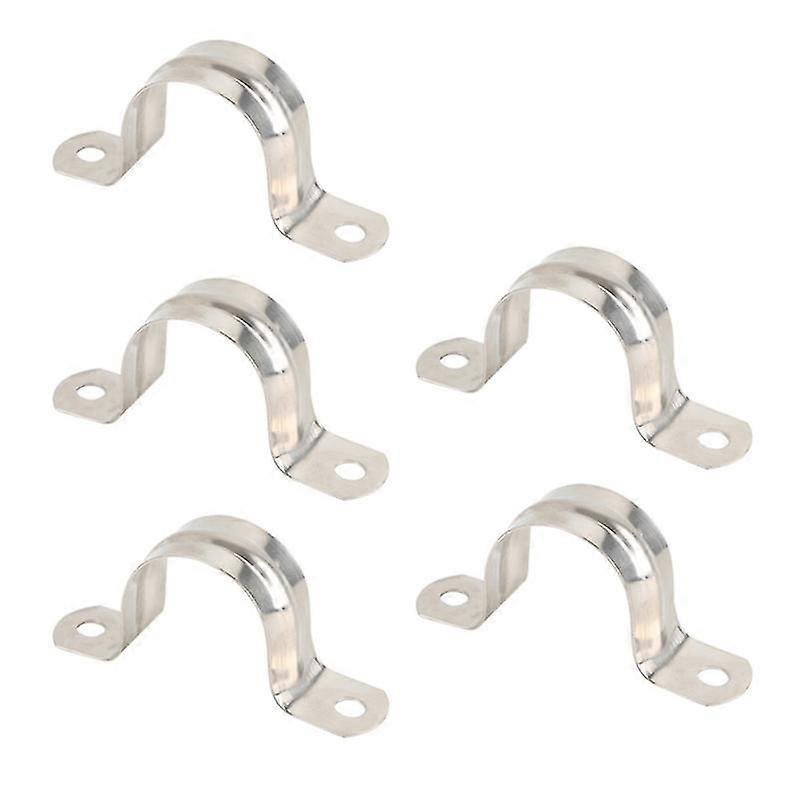 30pcs 304 Stainless Steel Pipe Clamp-c