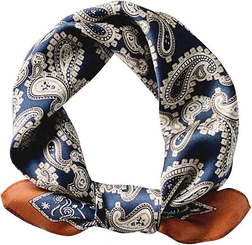 أوشحة حرير التوت الطبيعية النقية وشاح نسائي مربع صغير 21 "× 21" تنفس خفيفة الوزن Neckerchief مطبوعة الحجاب