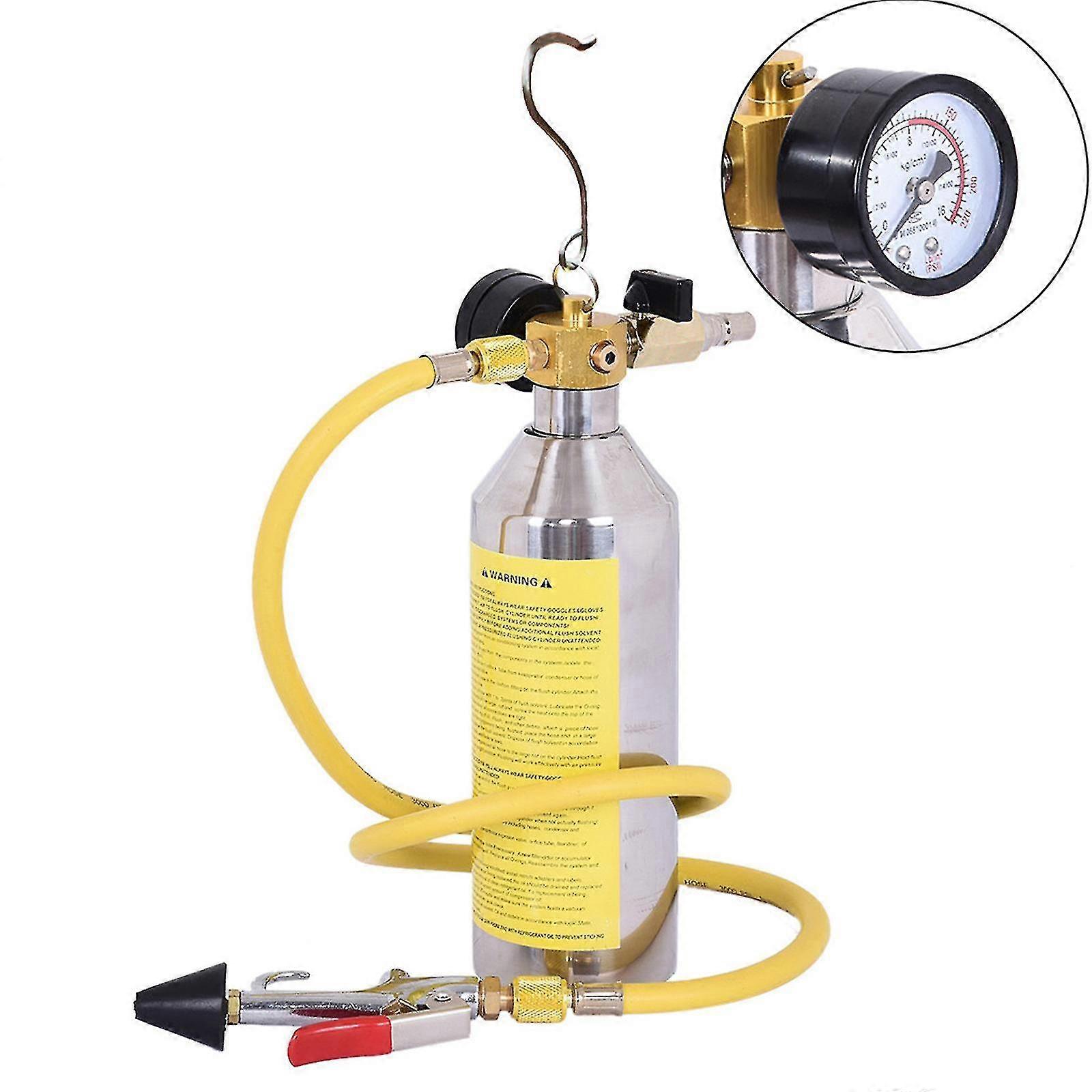 A/c Ac Air Climatiseur Système Flush Canister G-un Kit compatible R134 R12 R22 R410 R404-H