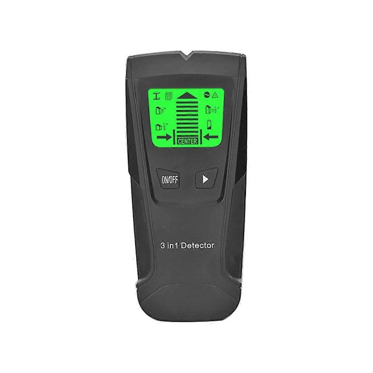 Wall Metal Detector Electronic Wood Studs Finder Wire Scanner LCD Display TH210 Black