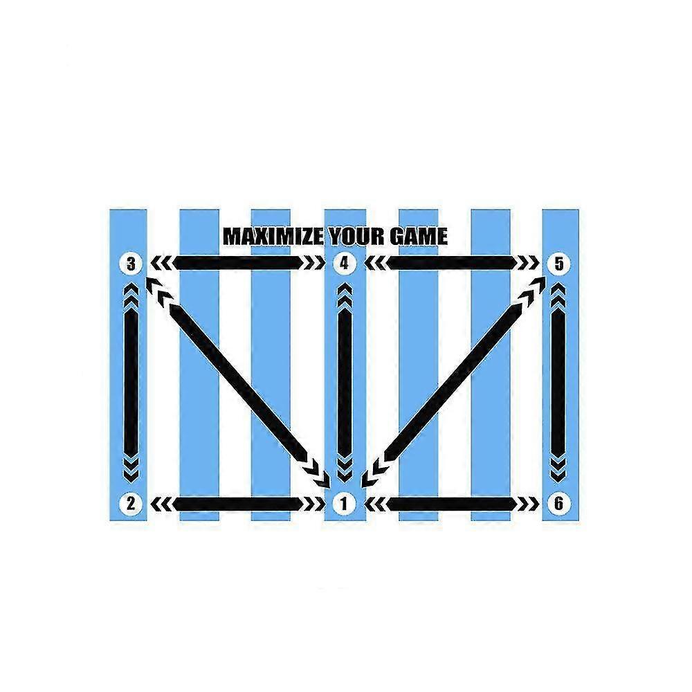 Jalkapalloharjoitusmatto - kestävä, luistamaton, taitettava - Lasten ja aikuisten dribble-harjoitusmatto - Sisä- ja ulkovarusteet