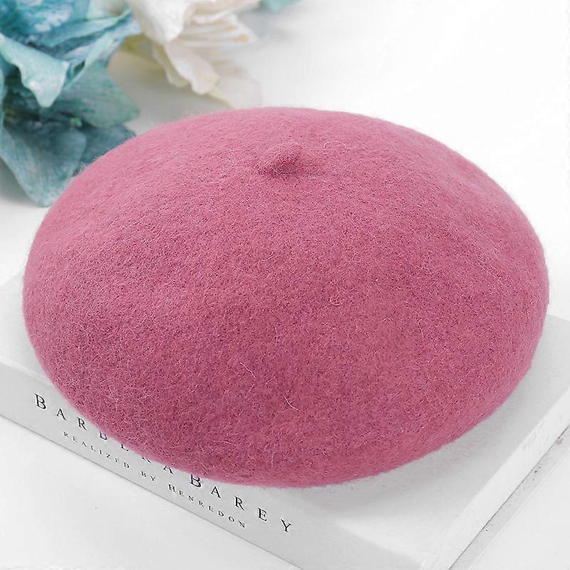 Breathable Wool Beret Hat for Fall Winter