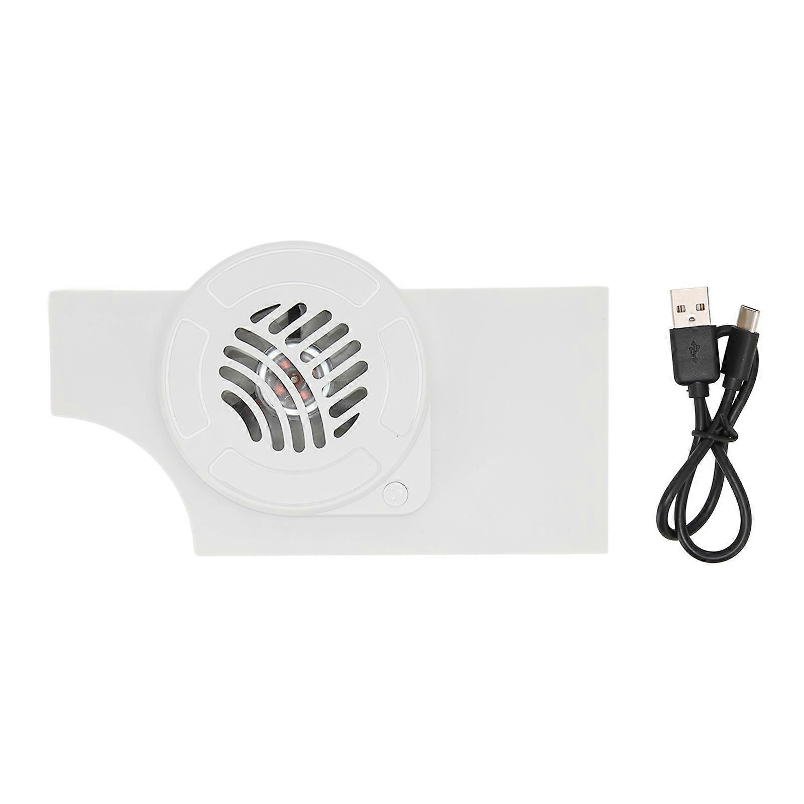 Game Console Cooling Fan USB Charging Game Temperature Cooler Fan with Blue Light for Switch OLED Host