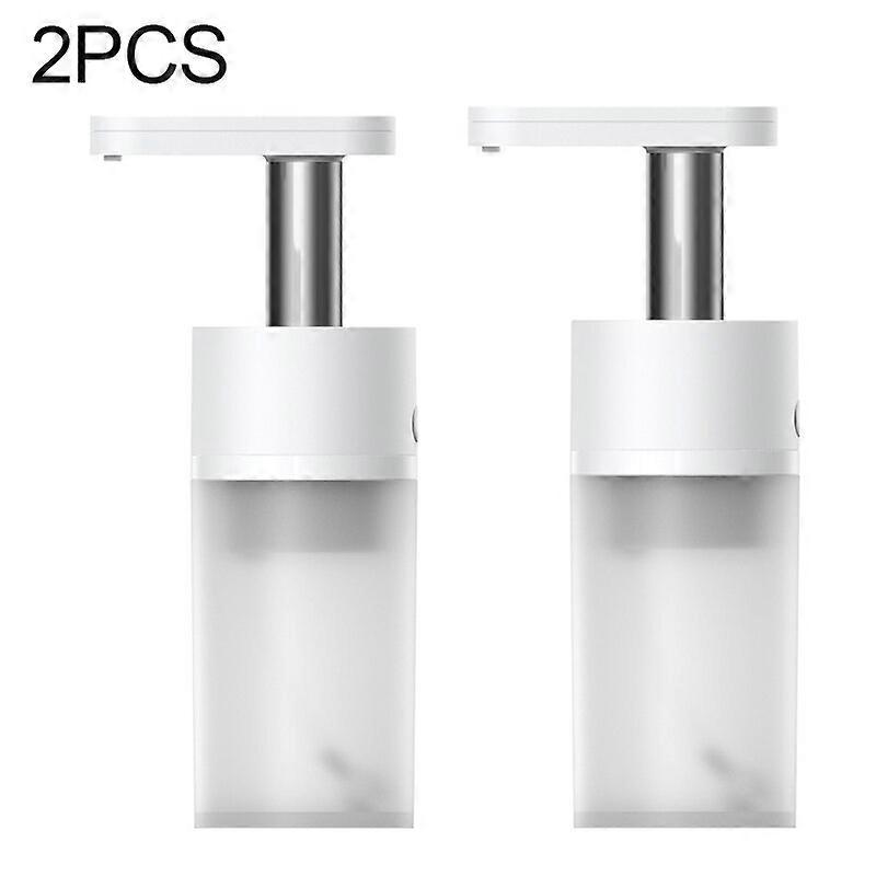 2PCS Automatischer Schaumseifenspender 350ML Waschen Händedesinfektionsmittel Spender Smart Induktion Infrarot Berührungsloser Sensor für die Küche