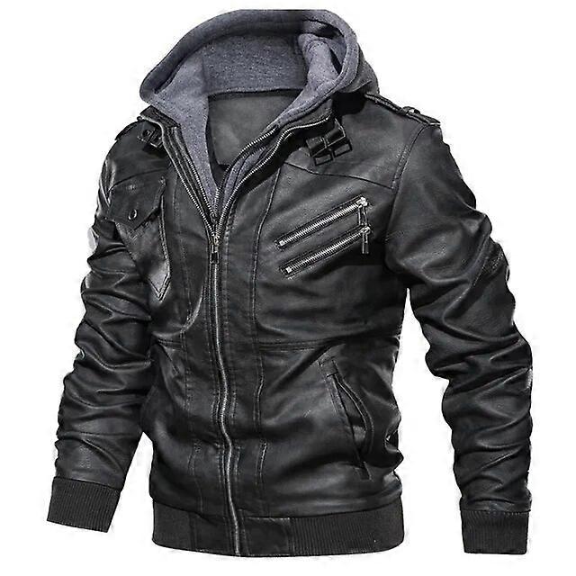 Leather Jacket Men's Winter Jacket Brands Men Brand Winter