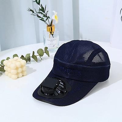 Summer With Fan Usb Charging Cap Removable Top Dual Use