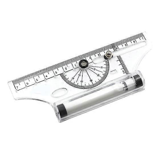 Drawing Ruler,Multifunctional Drawing Ruler Portable Universal Parallel Ruler Practical Measuring Tool for School