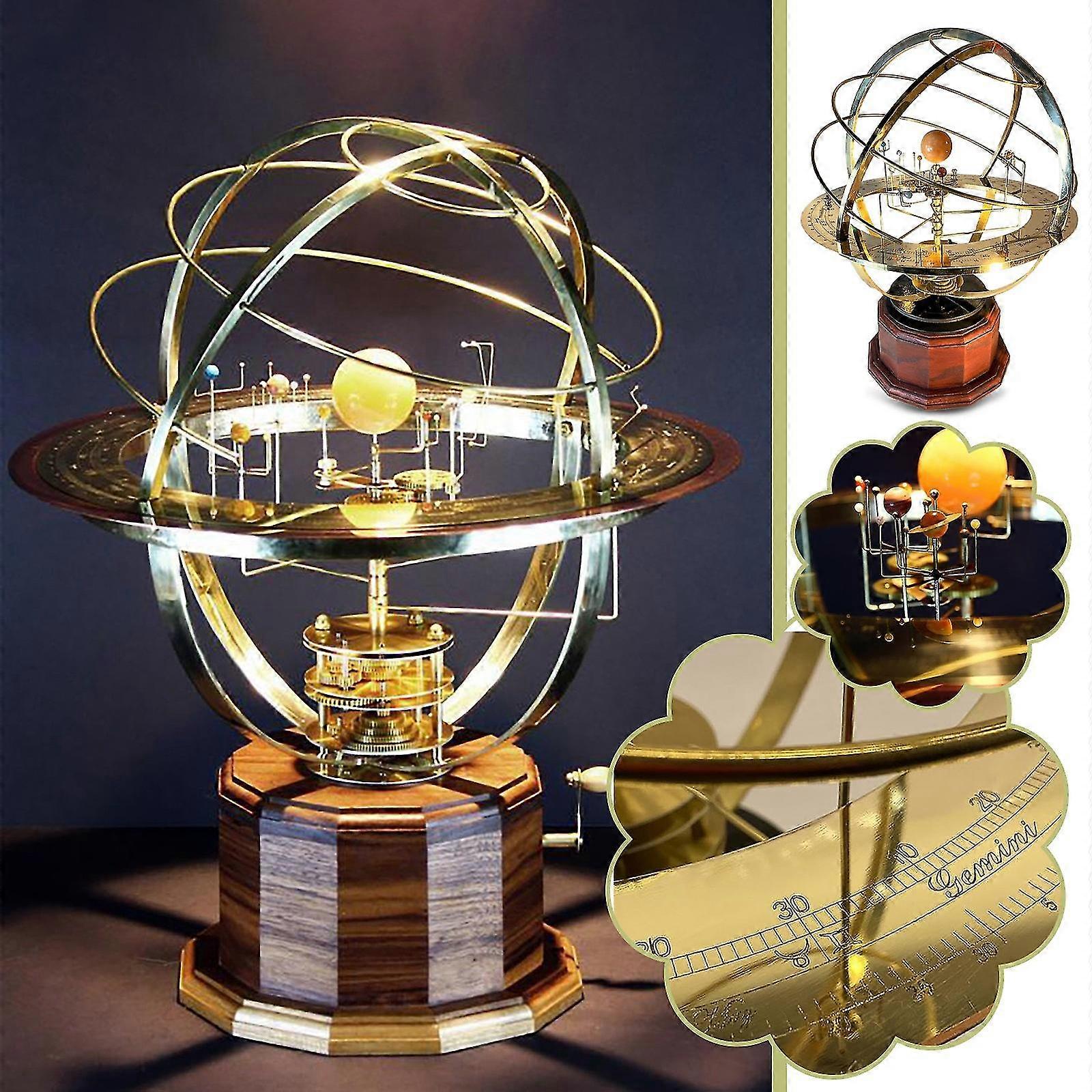 Rétro Grand Orrery Modèle Du Système Solaire Maison Salon Chambre Décoration Pendaison de crémaillère, Cadeau D’anniversaire, Cadeaux-MXBC