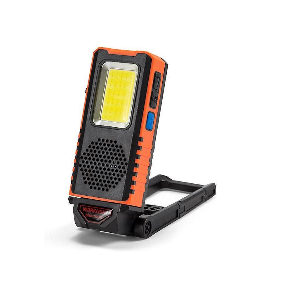 New MINI WK05 Bluetooth Compatible Multi-function Speaker type COB Work LED light USB Power Bank With Magnet Inspection Light