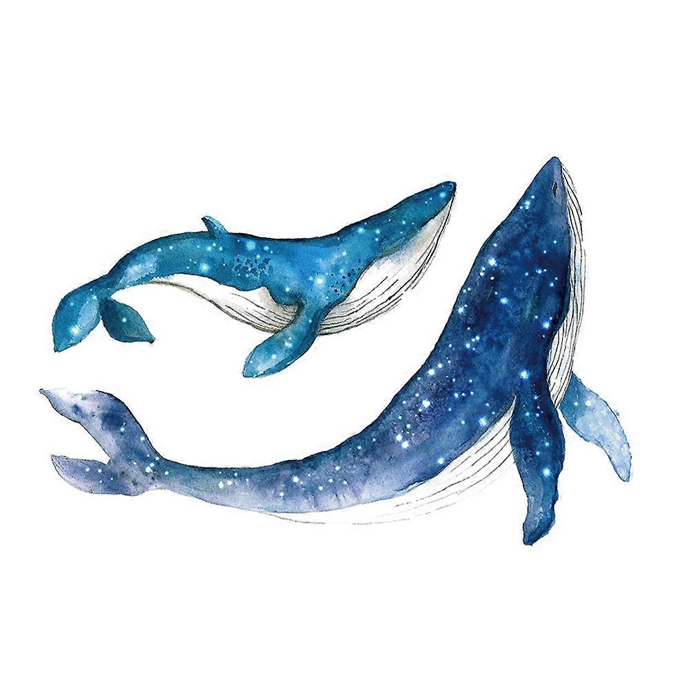Ocean Gift Walhai Autoaufkleber – Packung Mit 2 Stück, Realistisch, Größe 20x20 Cm | Meeres-Tiere Deko Für Auto