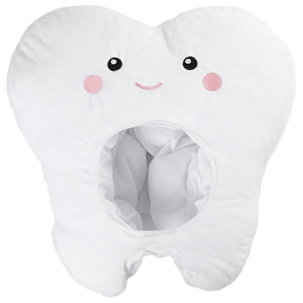 Plush Hat Funny Tooth Shape Headwear Cosplay Carnival Tooth Hat Cartoon Photo Prop