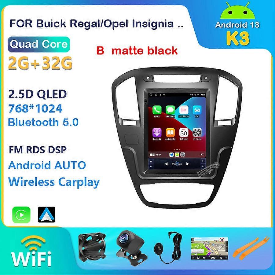 For Opel Insignia Android 13 Tesla Screen Car Radio Head-unit GPS Navigation Player 2009-2013 Carplay CD300 CD400 Regal Vauxhall