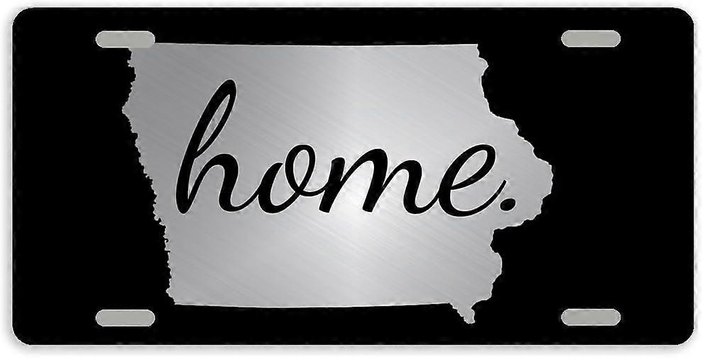 Tampa de Placa de Licença de Carro de Metal para Carro com 4 Furos 12 x 6 Polegadas -Illinois