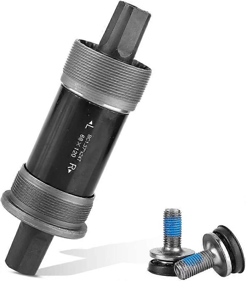 Fiets centrale as vierkant gat krukas (68X122.5L) 1 stuks (D-583-A)