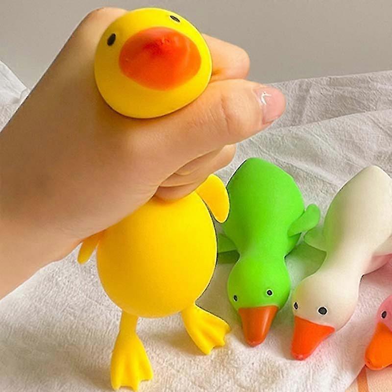 Antistress Duck Squeeze Legetøj Squishy Goose Søde Kawaii Dyr Udluftning Legetøj Til Børn Voksne Dekompression Stretch Legetøj Til Børn