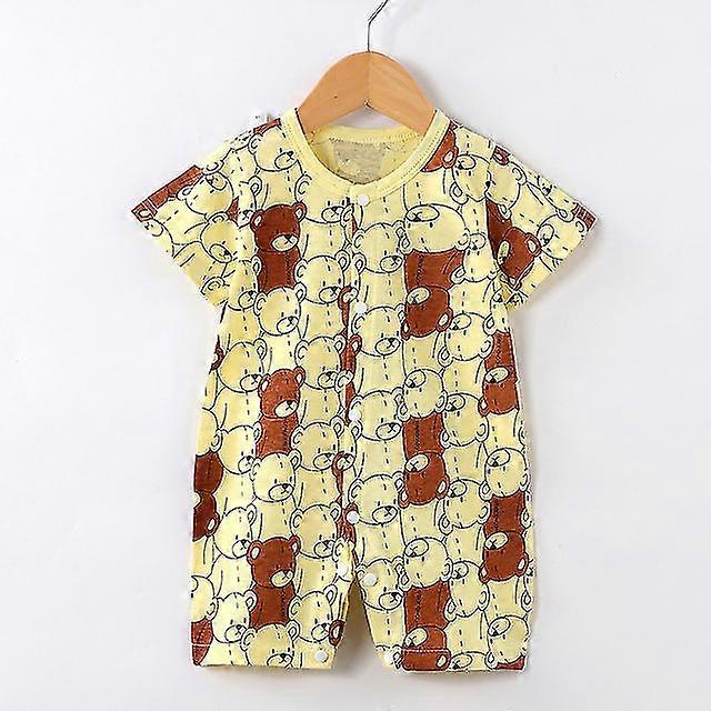 new Baby Newborn Romper Short-sleeved Thin Romper Baby Wrappingg Clothes Jumpsuit Baby Girl Romper