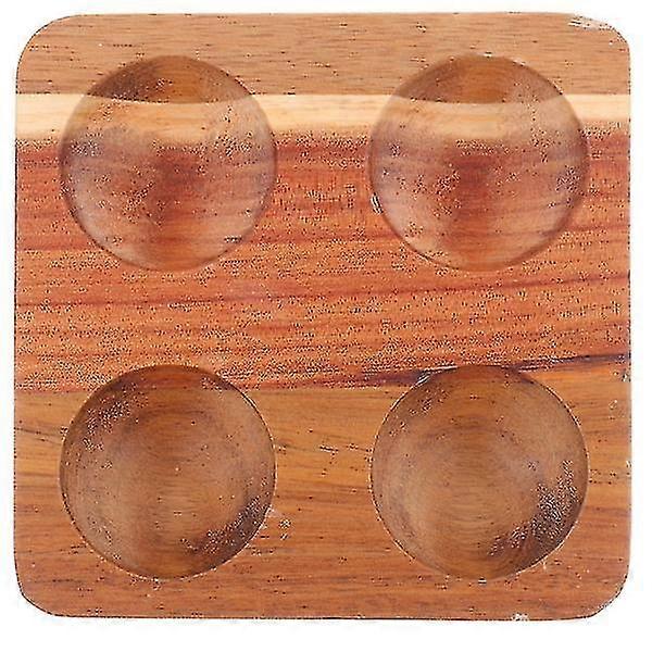 Wooden Egg Tray Practical Egg Storage Holder Household Egg Storage Base